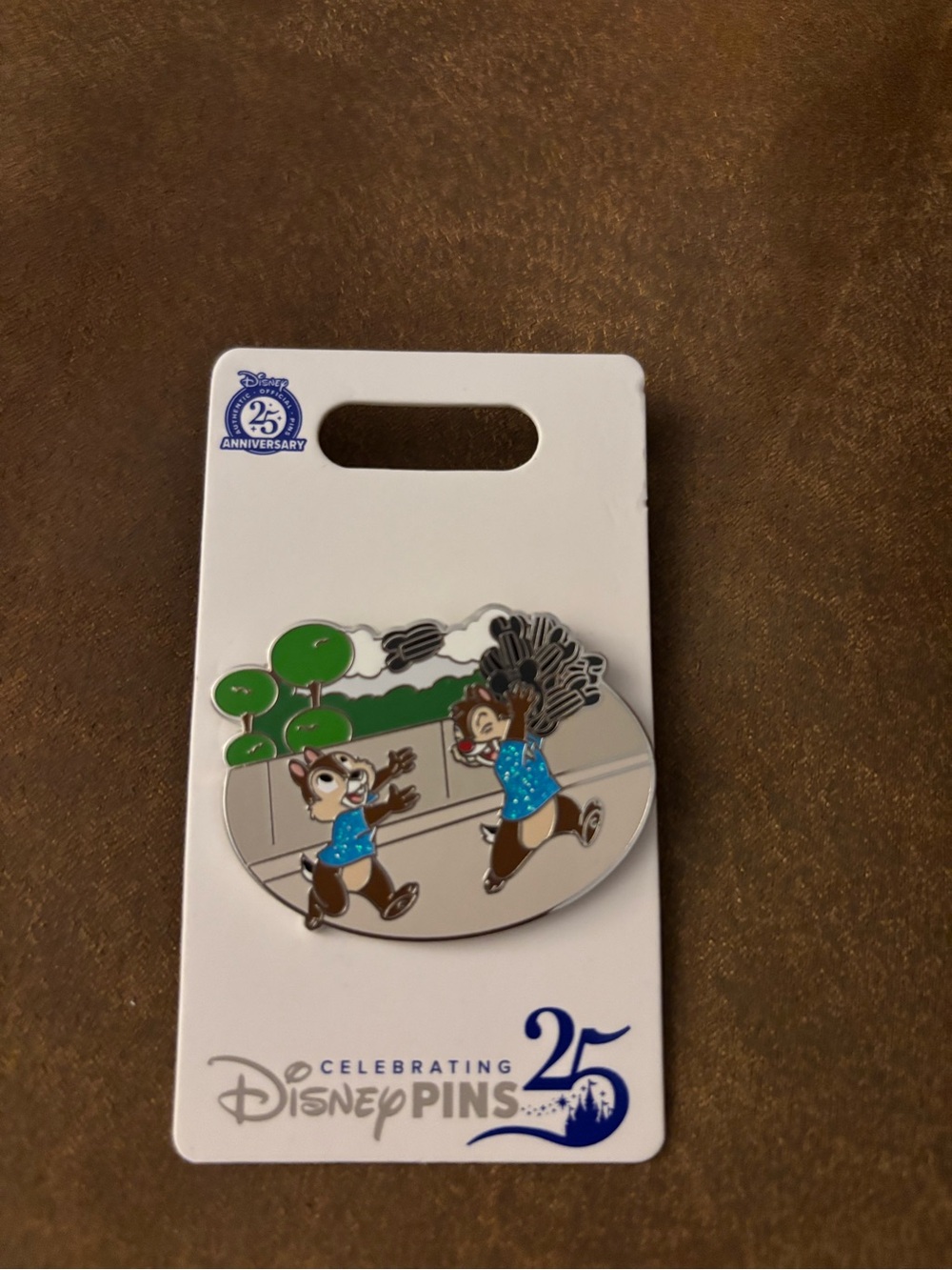 Disney Chip 'n' Dale Blue Shirt Enamel Pin - 25th Anniversary